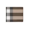 Check Double Fold Wallet With Multiple Card Slots Men Wallets Dark-Walnut-Brown Multicolor-Check 80366661