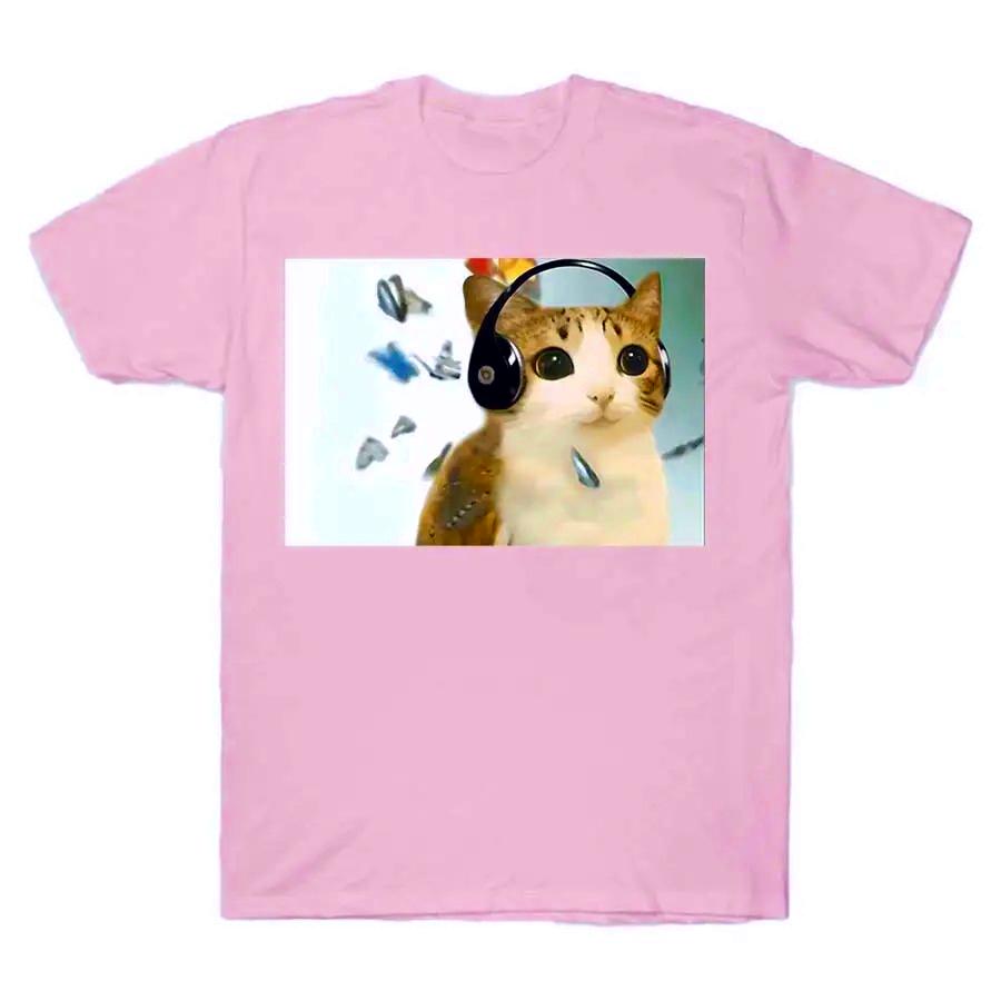 Cat Owl Cursed Internet Meowl Meme Printing T-shirt for Women Cute T Shirts Funny Shirt Grunge Streetwear Short Sleeve Tops