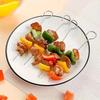 1 Set of Air Fryer Square Grill Stainless Steel, with 4 Barbecue Skewers Grill, Air Fryer Accessories, Cooking Rack, Kitchen