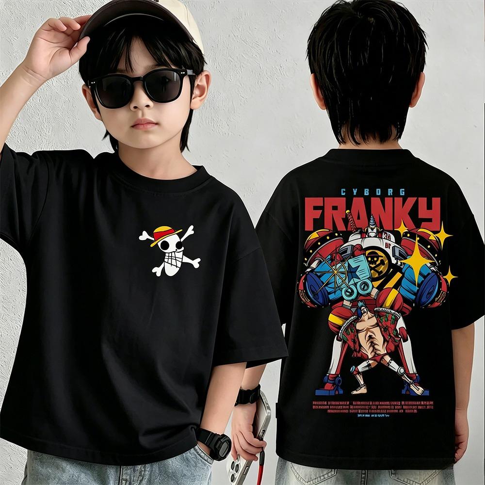 Nuovo Arrivo Estivo T-shirt a Maniche Corte con Stampa Pattern unisex stampa anime casual alla moda streetwear stile Y2K