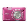 Nikon Digital Camera COOLPIX S3500, 7x Optical Zoom, 20.05 Megapixels, Strawberry Pink, S3500PK