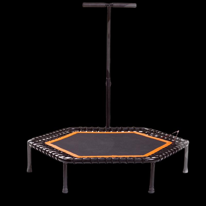 Шестиугольный фитнес-батут WEZHO 48 дюймов с ручкой