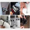 Short Arm Wrench Set Power Tool Accessory DIY Wrench Kit Metric Hex Wrench Set Tight Space Access 8 Different Sizes