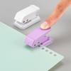 Mini Hole Punch 1 Hole Cute Paper Punch Portable Round Hole Puncher Paper Cutter Office School Supplies Stationery Items