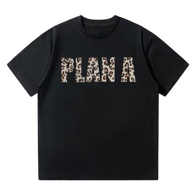 Lil Tecca Plan A Tee Men's Clothing Hip Hop Gothic Harajuku Tshirt Cotton Streetwear Tees Unisex Leopard Print T-shirt