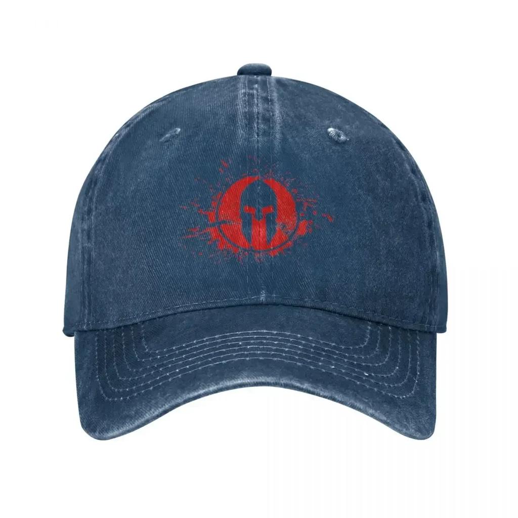 Berretto da Baseball Spartan Race Unisex Donna Usurato Lavato Copricapo Spirito di Sparta Outdoor Tutte le Stagioni Viaggio Berretti Regolabili Cappello