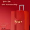 New Arrival: Wedding Suitcase Dust Cover with Lock - Happiness Design
