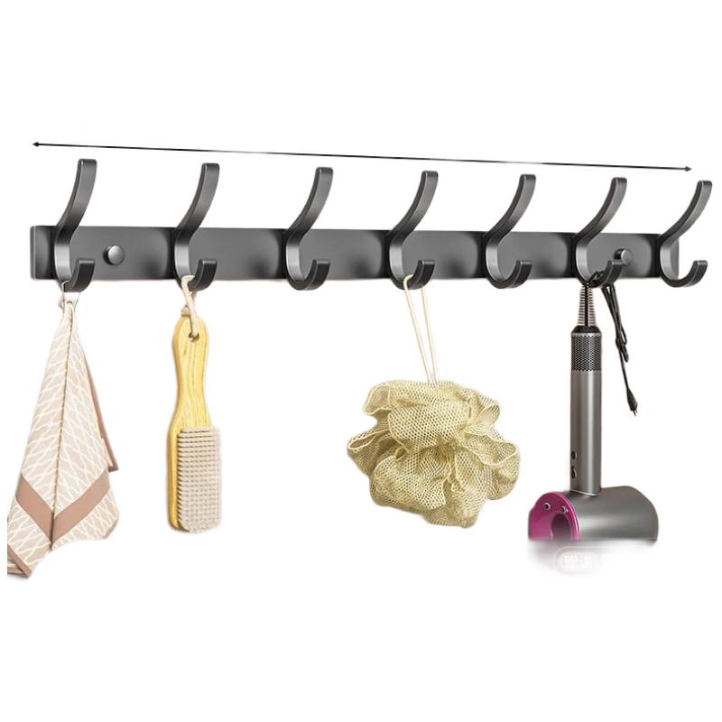 Gureide Punch-Free Over-the-Door Hook Rack
