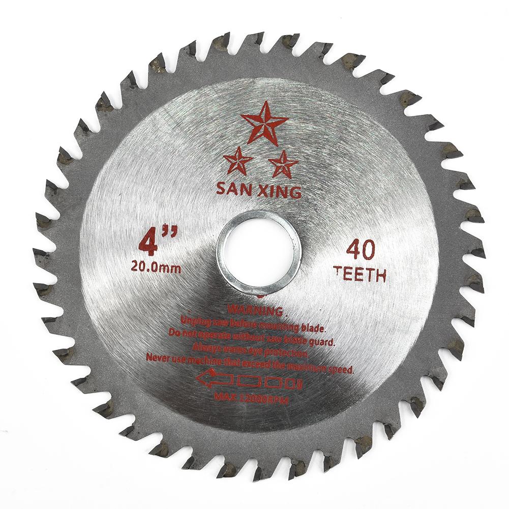1pc 4/4.5 Inch 115mm 40 Teeth Alloy Circular Sawing Blade Cutting Wood 40 Teeth For Angle Grinder Wood Plastic Power Tools Parts