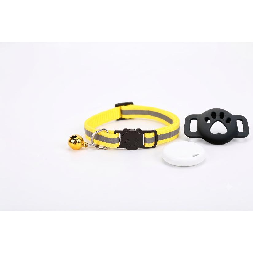 Intelligenter iOS Tracker Reflektierendes Katzenhalsband - Verstellbarer Anti-Verlust Bluetooth GPS Finder Locator Smart Tag für Katzen Kätzchen 3