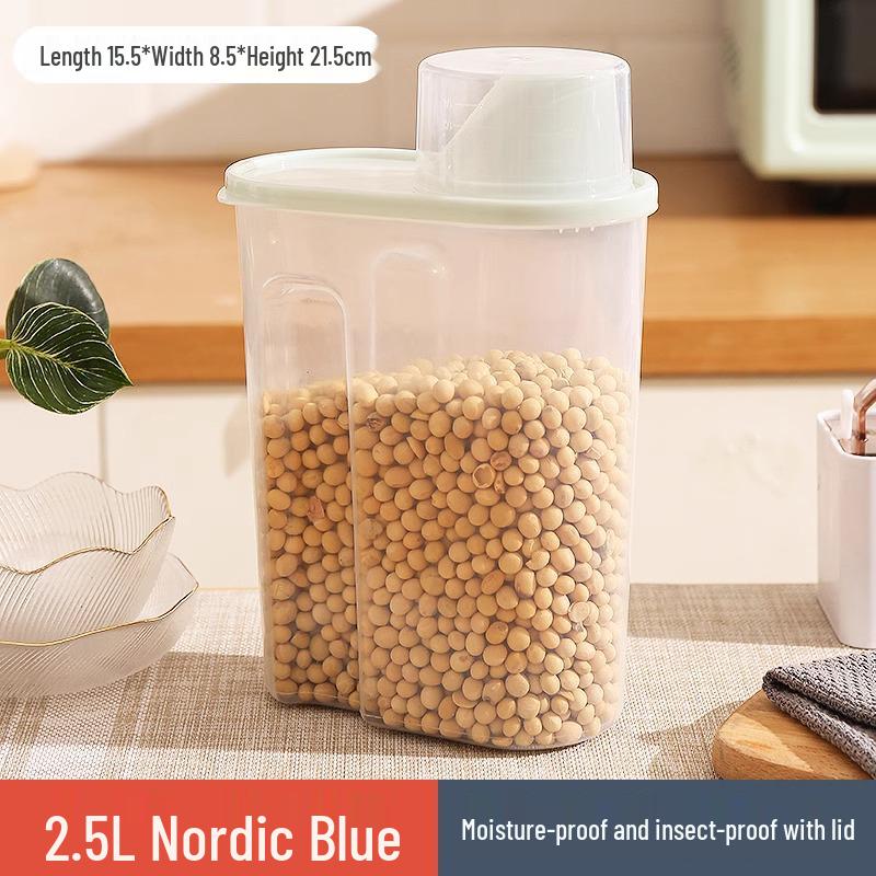 24-Piece Kitchen Grain Storage Set: Insect & Moisture-Proof Sealed Rice Buckets