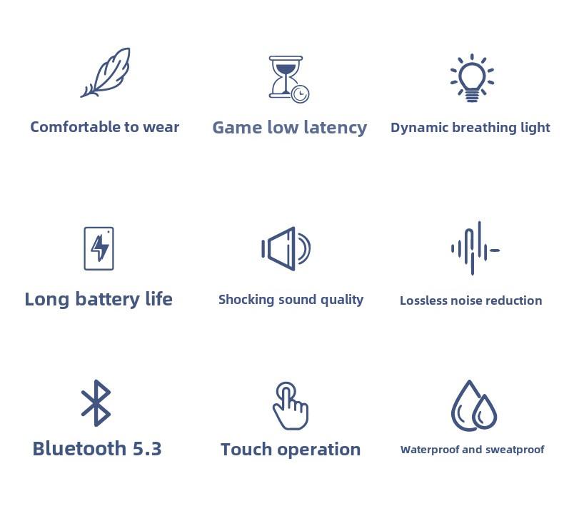 Knochenleitungs-Bluetooth-Ohrhörer, kabellose Ohrclip-Sport-Ohrhörer mit langer Ausdauer
