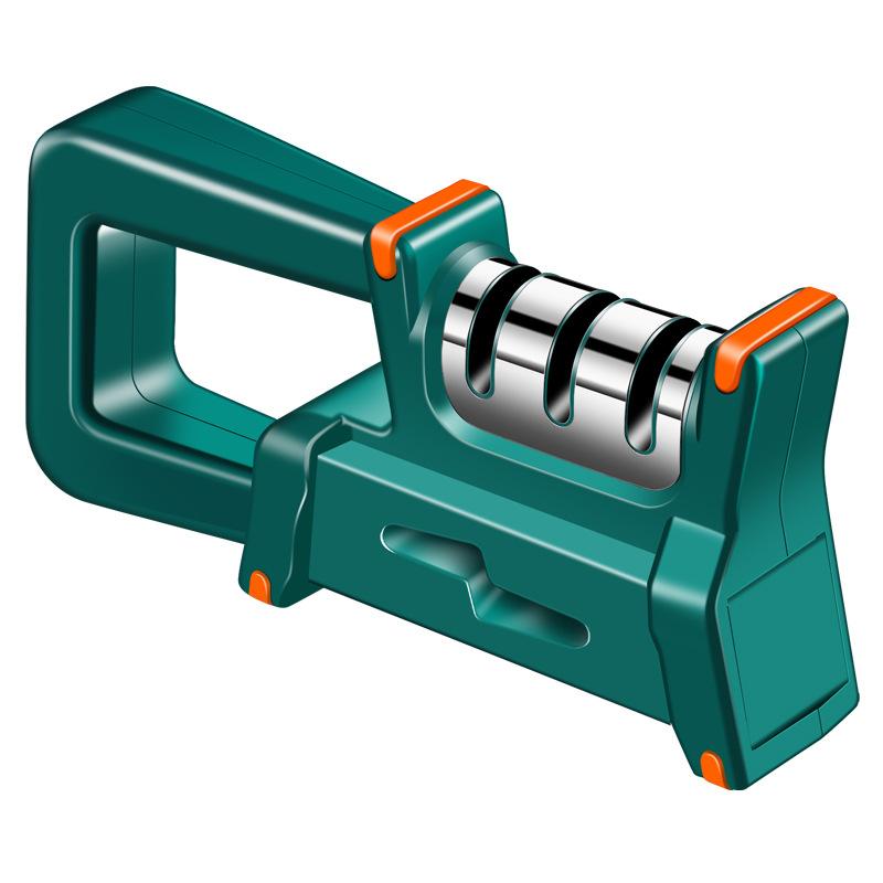 Newly Upgraded 4in1 Knife Scissors Sharpener ,Fast Diamond Knife Sharpener, Multifunctional Whetstone