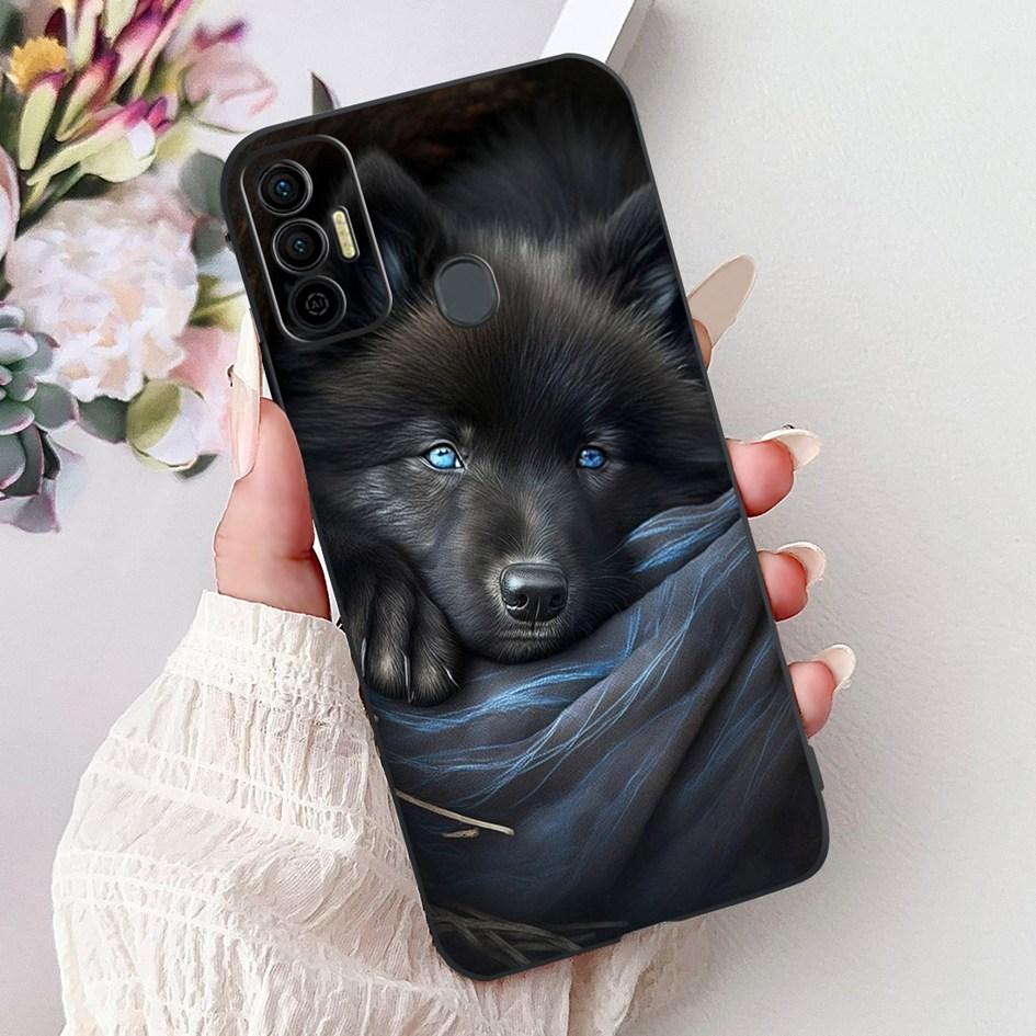 Für Tecno Spark 7 Hülle KF6 KF6j KF6i Abdeckung Niedliche Mode Katze Blume Weiches Silikon Schutzhülle Für Tecno Spark 7P 7T Spark7 Pro Capa