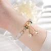 Stylish Flower Bracelet Women Elastic Rope Bracelet Sweet Flower Bracelet Colorful Beaded Bracelet Suitable for Party