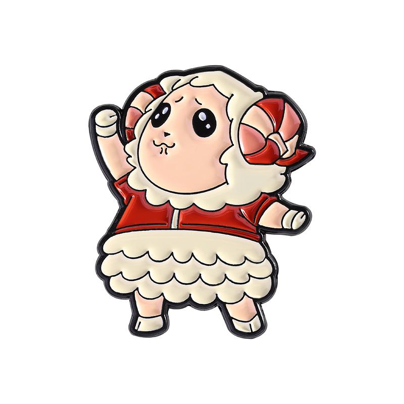 Casual Game Waldtiere Emaille-Pins Dorfbewohner Raymond Marschall Anstecknadeln Reversabzeichen Kleidung Tier Schmuck Geschenk für Freunde