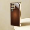 Textured Pattern Gold-Plated Phone Case Suitable for Samsung Galaxy S26 S25 S24 S23 Ultra  S22 Ultra S20 Ultra 56 A72 A73 5G