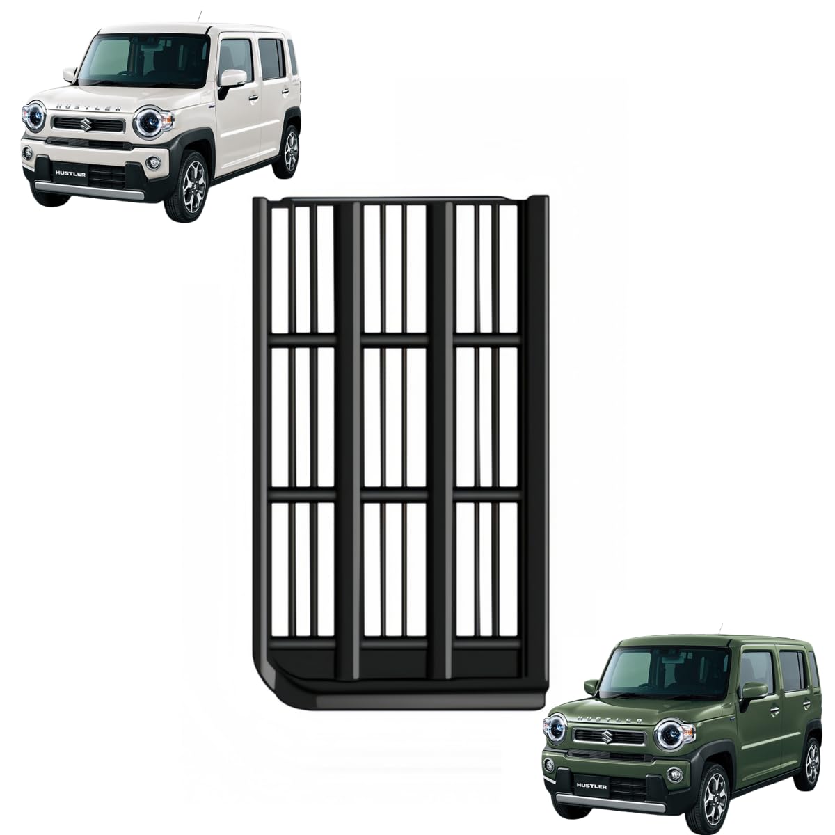 

Панель передней нижней решетки Aobexalt для Suzuki Hustler 2-го поколения и декоративная накладка кузова кондиционера матово-черного цвета (МР52С/МР92С) (2020 год спустя) - чёрный