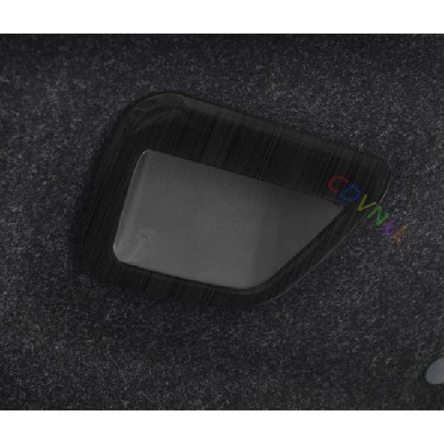 For Volvo S60 2012-2020 Black Titanium Trunk Handle Cover Trim 1pcs