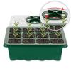 Tăvi pentru răsaduri cu 12 găuri Semințe Starter Starter Plant Flower Grow Box Propagare pentru grădinărit Grow Starting Germination Box