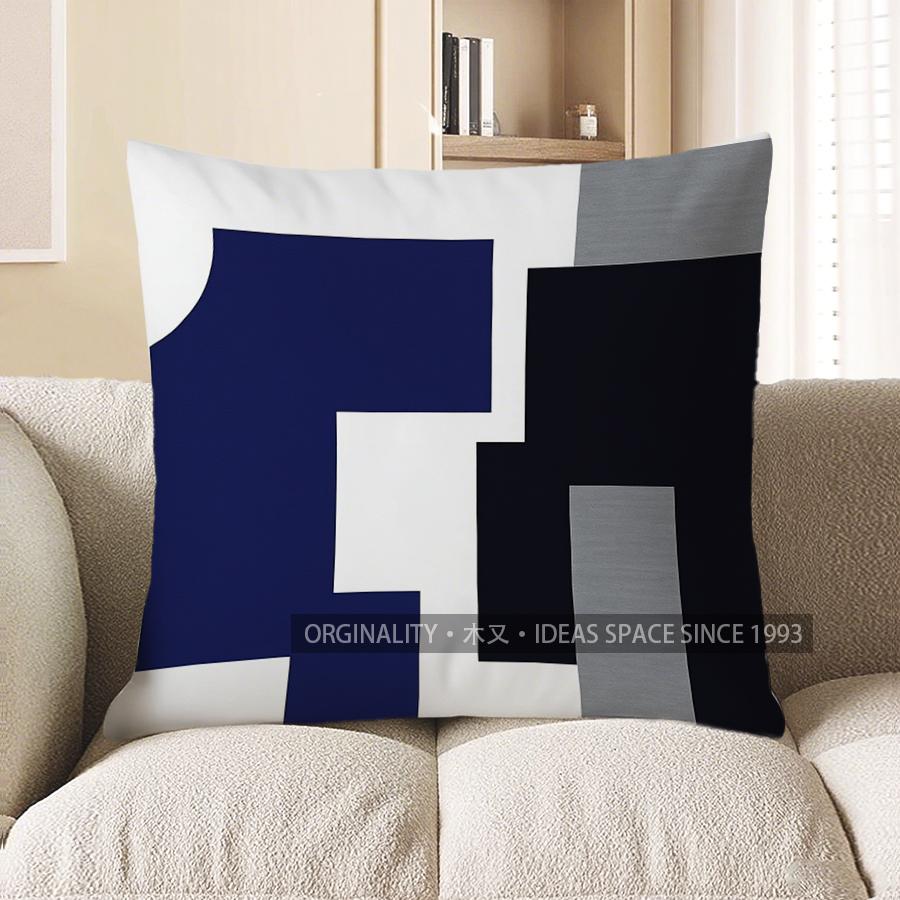 Home Decor Modern Geometric Pattern Pillow Cover For Home Pattern Cushion Cover Suitable For Sofa Bedroom Car Pillow Cover