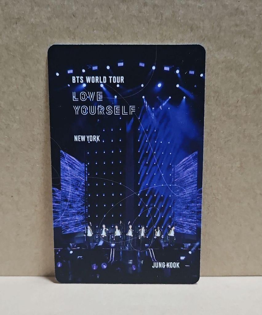 [USED] *Official* Jungkook Trading Card LYS NY Blu-ray