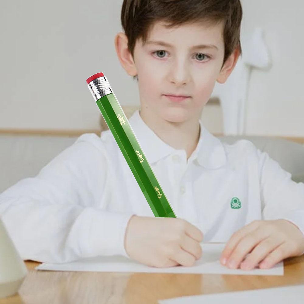 Girls 35cm Kids Woodworking Toys with Cap and Eraser Wood Jumbo Pencil Giant Pencil Huge Pencil