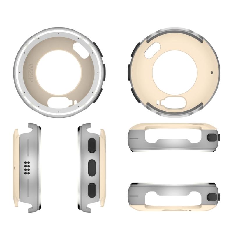 Heavy Duty Metal Protective Case For Smartwatch Shockproof Cover Scratch Resistant Guard With Easy Installation Design