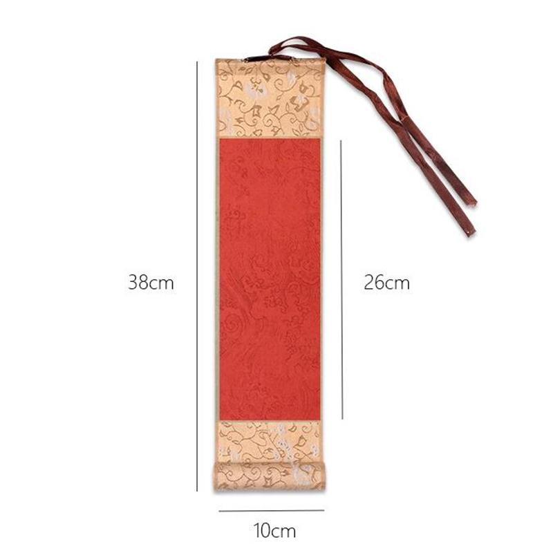 Blank Calligraphy Scroll Paper Chinese Rice Paper Painting Hanging Xuan Paper DIY Crafts Calligraphy Mounting Supplies