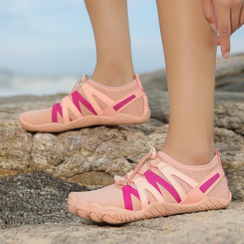 Beach Wading Sneakers Aqua Shoes for Women Men Barefoot Water Sports Shoes Outdoor River Trekking Wading Shoes Anti-slip