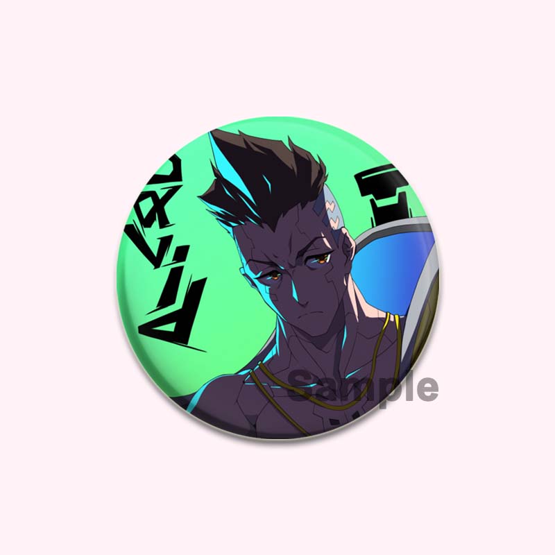 

32/44/58 мм Cyberpunk Edgerunners Rebecca Lucyna Kushinada David Martinez Мультяшные броши Extralegal Mercenaries Аниме Значки для рюкзака Подарочный 44mm