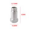 1Set Stainless Steel O2 Sensor Restrictor Fitting with Gas Flow Inserts Adjustable Gas Flow Inserts Defouler O2 Oxygen Sensor