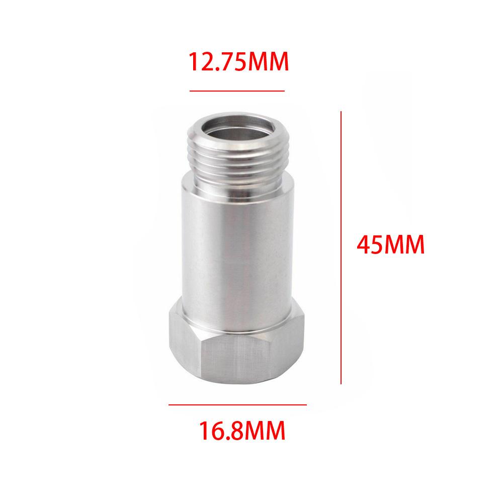 1Set Stainless Steel O2 Sensor Restrictor Fitting with Gas Flow Inserts Adjustable Gas Flow Inserts Defouler O2 Oxygen Sensor