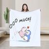 Pudgy Penguin  Merch Blanket Ultra-Soft Fleece  Throw Blankets Relax Bedding Throws