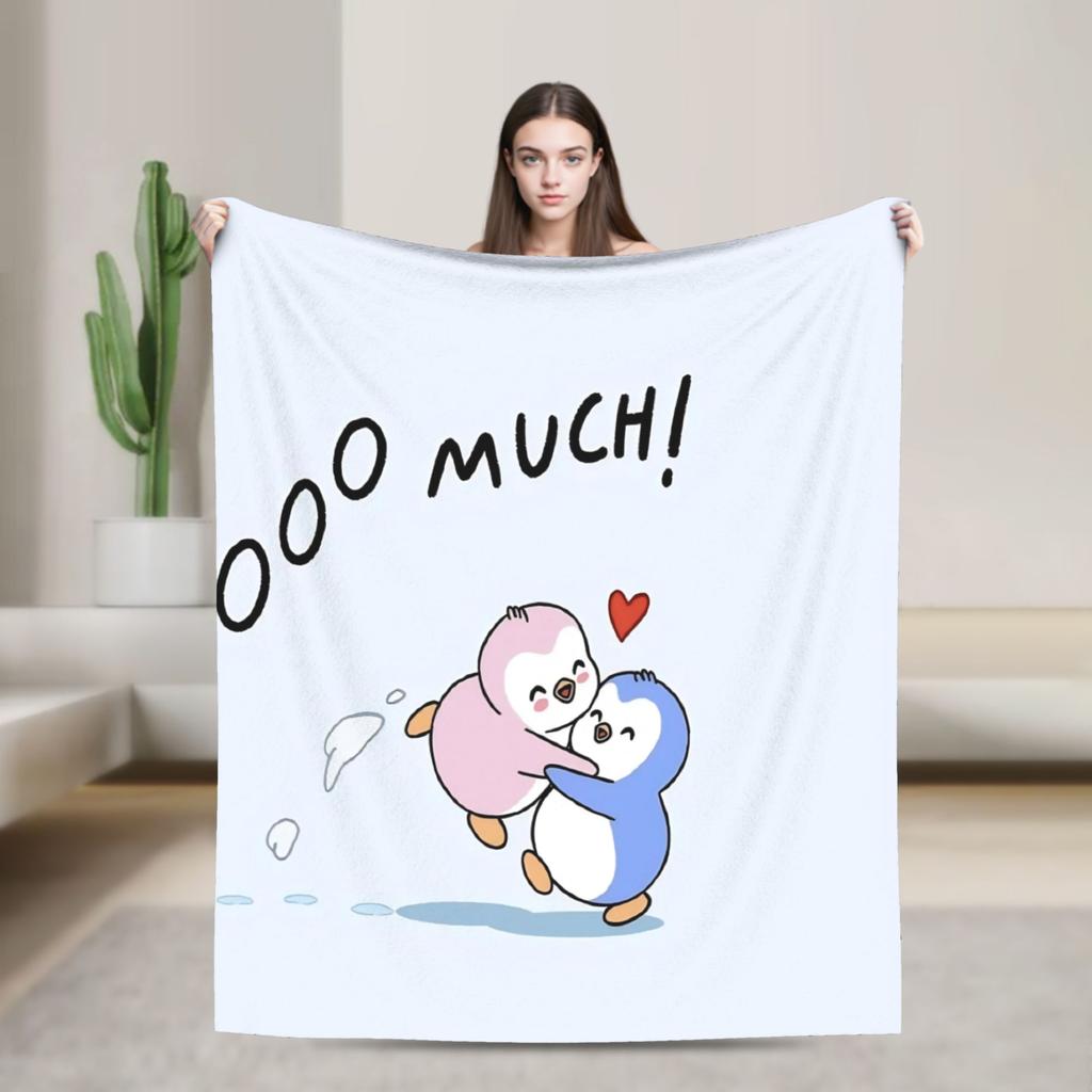 Pudgy Penguin Merch Blanket Ultra-Soft Fleece Throw Blankets Relax Bedding Throws