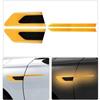 Pegatinas Decorativas Reflectantes para Coche Guardabarros Antiarañazos Pegatina de Advertencia de Seguridad Camión Auto Motor Accesorios Exteriores Universal