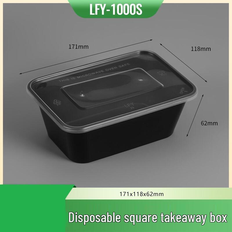 Disposable Plastic Meal Prep Containers