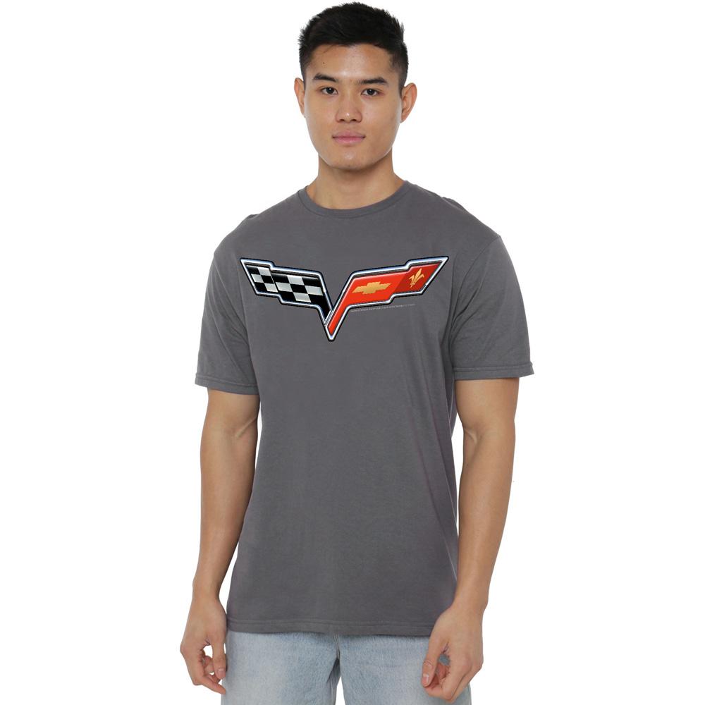 Chevrolet Unisex Adult The Vette Medallion T-Shirt