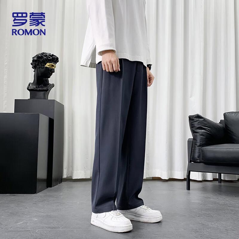 

ROMON Men s Straight-Leg Casual Dress Pants 2XL
