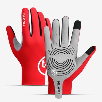 Unisex Summer Cycling Gloves: Ice Silk, Anti-Slip, Shock-Absorbent, Sun Protection for Road and Mountain Biking.
