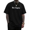 Herren Los Angeles Stadt Grafik T-Shirt Kurzarm Baumwolle LA T-Shirt