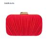 Elegante Borsa a Spalla Pieghettata in Finta Seta - Pochette Clutch di Alta Gamma