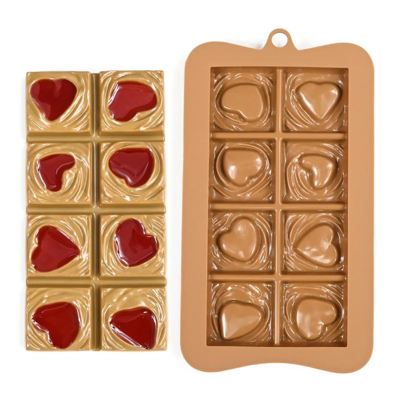 Silicone Chocolate Mold Bonbons Buttercream Confectionery Candy Bar Mould Cake Decorating Tools Kitchen Baking Supplies