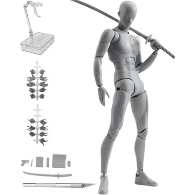 Drawing Mannequin, Model Doll, Figure, Body-chan, Manga Character, Illustration, Drawing Practice, Art, Male/Female Model, 1/12 Scale, with Stand, Dol