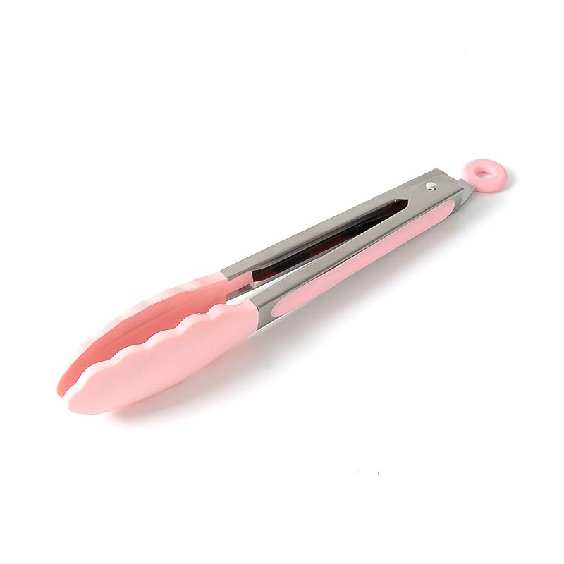 1/3pcs Stainless Steel Cooking Tongs with Non-Slip Silicone Tips 9inch Heat-Resistant Tongs for BBQ Oven Grilling Salad Kitchen