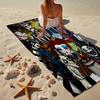 Gothic Corpse Beauty In Bloom Beach Towel, Super Soft Microfiber, Gift for Her/Him, Birthday, for Pool, Beach, Travel, Home Decor Fan Gifts