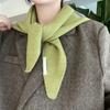 Multiple Functional Winter Scarf For Women Soft Weave Trilateral Plan Thin Fashion Addition For Cold Weather