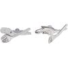 DRESSCODE101 Men's Simple Design Zirconia Cufflinks for Weddings, Business, and Gifts HWCF1032