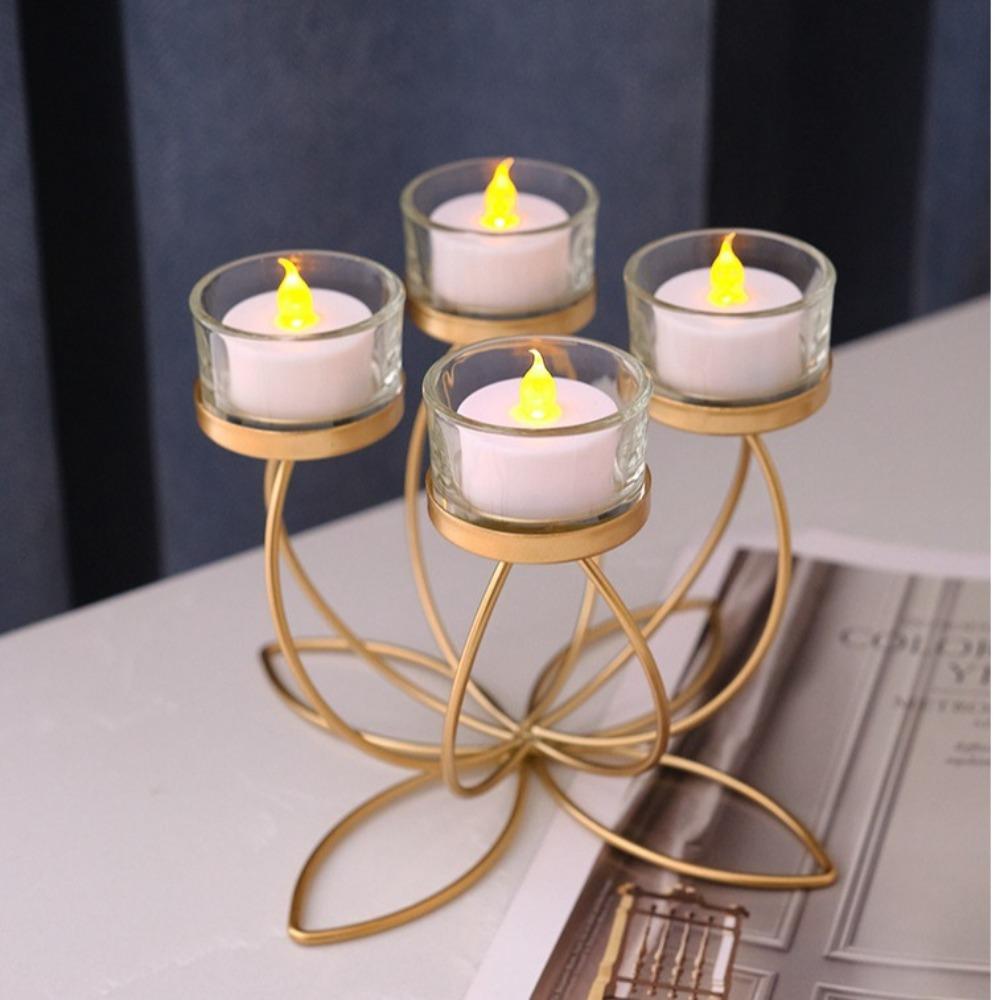 Decor Candlestick Holder Holder Candle Stand Modern Candlelight Dinner Props  Bedroom