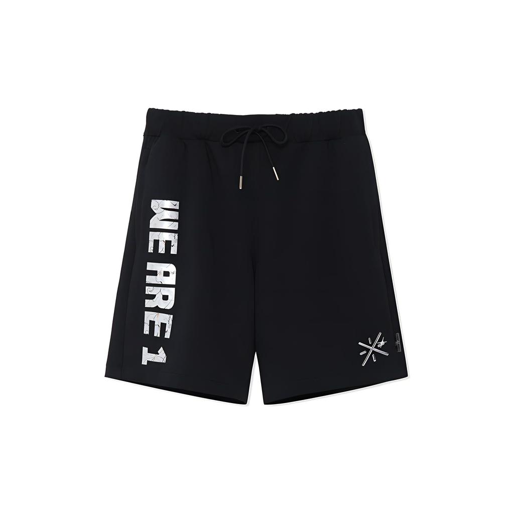 Li-Ning Wade X Glare Co-Branded Loose Knit Sports Shorts Men Bottoms Black AKSS527-1